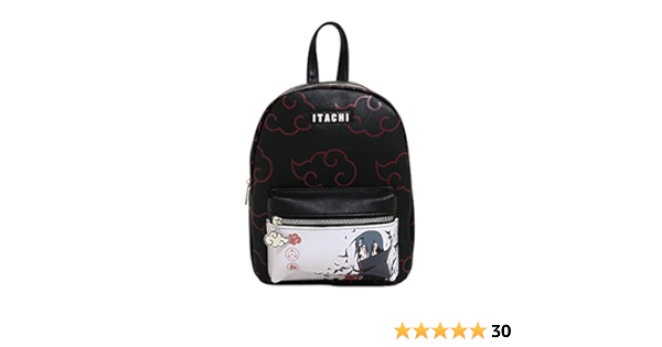 naruto shippuden itachi akatsuki mini backpack