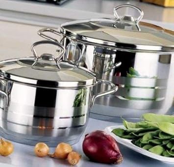 Korkmaz Mega Olla Utensilios Cocina Plata 36cm 20 Lt. Acero Inox. A1946: Amazon.es: Hogar