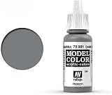 Vallejo Model Color Vermillion 17 ml Acrylic Paint EyeDropper Bottle view 6