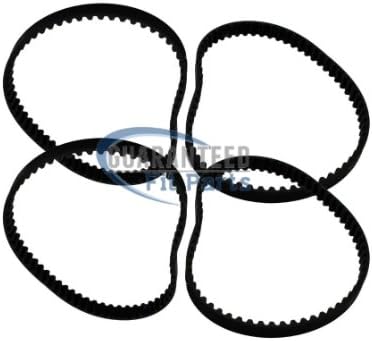 Guaranteed Fit Parts Vacuum Belts To Fit Kenmore CB-1 Geared Belt Part # 20-5285, 742024 & NuTone Geared Belt Part # 46-3300-03, Hayden Part # 743411, 4193-00, & Cen-Tec. 4 Pack of belts