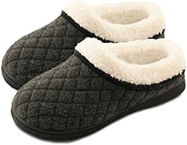Girls Slipper Cozy Comfort Warm Quilted Fleece Clog House Shoe