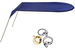 Single for KAYAK Canopy Canoe Sun Shade, Awning Fishing Boat Shade Cover, Sun Canopy Anti-UV Folding Tent Rain Shelter, Light