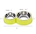 Zoopolr Dog And Cat Bowl Set - Thick & Quality - Raised Stand as Extra Bowls ( For Small/Medium Pets 14 ounces & 7 ounces )