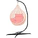 Heavy Duty Swing Chair Stand,Hammock C Stand-Bigger Base, Black(Stand Only)