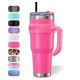 Zibtes 40oz Insulated Tumbler With Lid and