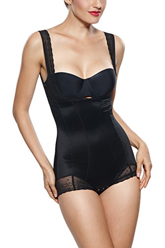 Belugue-Womens-Shapewear-Bodysuit-Briefer-Slimming-Lace-Bodyshaper