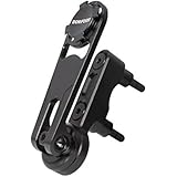 Rokform Pro Series Motorcycle Perch Phone Mount, Aircraft Aluminum for Harley Davidson w/Rokform Lanyard for Extra Protection â€“ Black - Rokform Mountable Phone Case Required