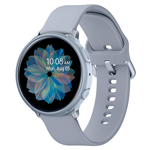 Spigen Liquid Air Armor Funda Protectora Compatible con Samsung Galaxy Watch Active 2 44mm (2019) - Nube Plateado