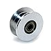 BIQU GT2 3mm Bore Aluminum Toothless Timing Belt Idler Pulley/Double Head for 3D Printer 6mm Width Timing Belt (Pack of 5pcs)