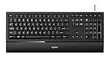 Logitech Illuminated Ultrathin Keyboard K740 with Laser-etched Backlit Keyboard and Soft-touch Palm Rest