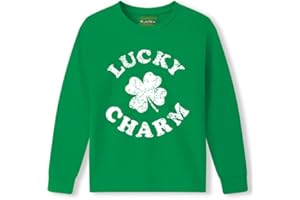 BesserBay Kids St. Patrick's Day Theme Long Sleeve Shirt Soft Cotton Irish Top 2-10 Years
