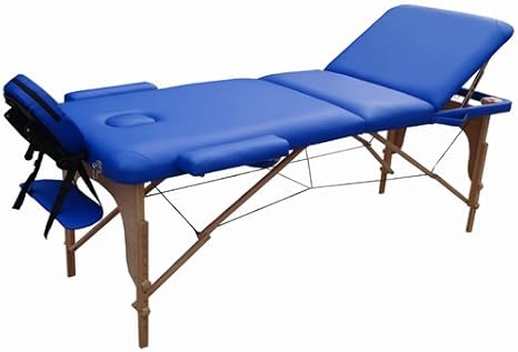 Table De Massage 3 Zones Classique Portables 180 X 56 Cm Ne Pese Que 13 3 Kg Et Avec Accessoires 14 5 Kg Cosmetique Lit Esthetique Pliante Reiki Sac Bleu Amazon Fr Cuisine Maison