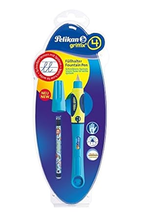 Pelikan 809191 Füller Griffix für Linkshänder Neon Blau
