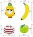 Jumbo Fruit Squishies Slow Rising Toys Extra Large Squishy Set of 8. Perfect for Indoor Games, House Decoration, Education, Stress Relief. Strawberry Cake Apple Peach Lemon Banana Pineapple Watermelon