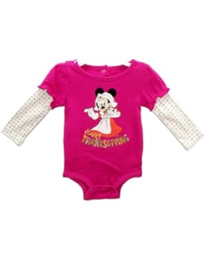 Minnie Mouse Happy Thanksgiving Baby Bodysuit Dress Up Outfit