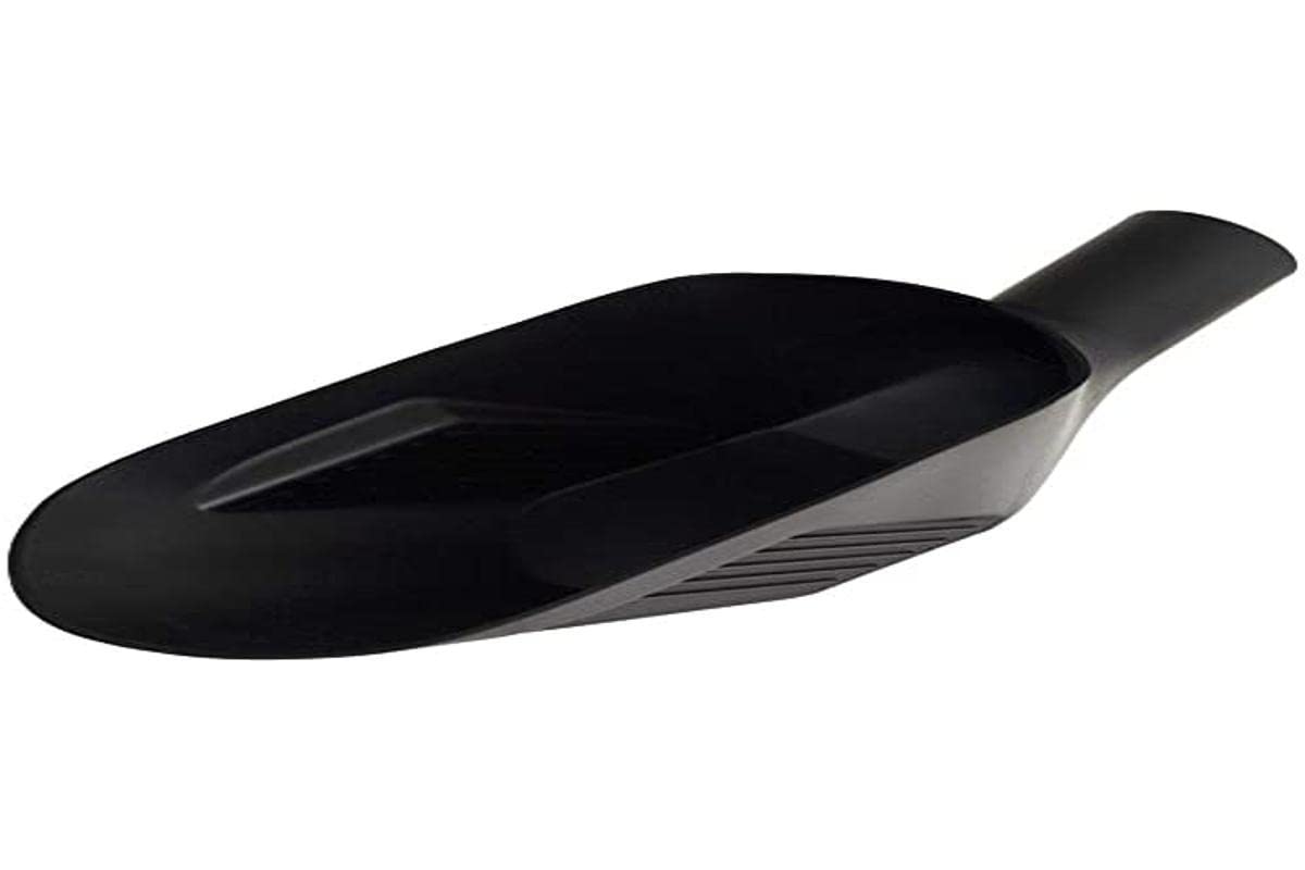 Rhinowares Coffee Gear Bean Scoop - The Perfect Durable Plastic Measuring Spoon for Coffee, Espresso, Tea, Milk Powder and More, Black