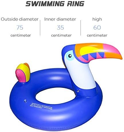 Swimming Ring Circle Ride On Tube Mattress Sea Party Unicorn Flamingo Donut Inflatable Toucan Giant Pool Water Float Toys