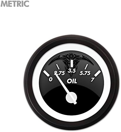 Aurora Instruments (GAR2114ZMXJACCD) Ghost Tribal Series Oil Pressure Gauge
