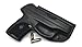 Rounded IWB Holster Fits: Ruger LC9 LC9s LC380 EC9s Holster - RH - Black Kydex - Concealment Express - American Made