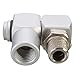 1/4-Inch Air Tool Swivel Fitting, 4 Pcs Aluminum 360 Degree Swivel Air Hose Connector Industrial Swivel Portable Air Tool Adapter