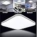 AFSEMOS 6000K LED Ceiling Light Flush Mount 24W 9.84inch Square LED Ceiling Lamp Without Flicker,2050 Lumens, IP44, 80Ra+ (Daylight White)