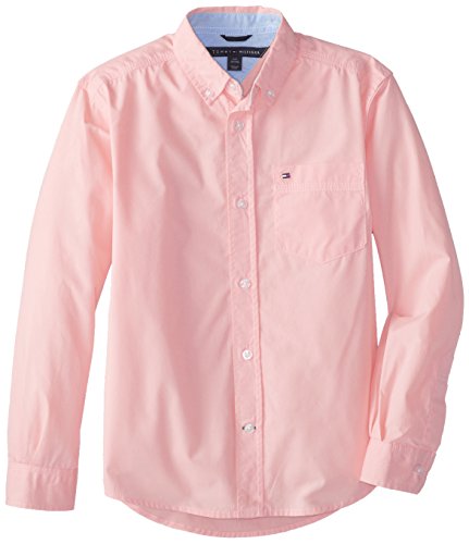 Tommy hilfiger big boys  long sleeve classic woven, pin…