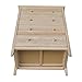 International Concepts Dresser with 4 Drawers, Unfinished