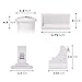 Safety Baby Magnetic Cabinet Locks | 8 Locks + 2 Keys| Secure Drawers and Cupboards | Easy Installation: No Tools, Protects Furniture & Children | Bonus: 8 Electrical Plug Covers by VARDI