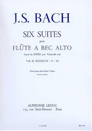 Download 6 SUITES (D'APRES LES SUITES POUR VIOLONCELLE) VOLUME 2:SUITES 4-5-6 F.A B.ALTO PDF