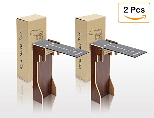 Have a Heart Trap - Walk the Plank Mouse Trap - Humane Rat Traps Kill or Live Rodent Trap, Small Animal Trap For Mouse, Mice, Rats & Rodents (2 PACK)