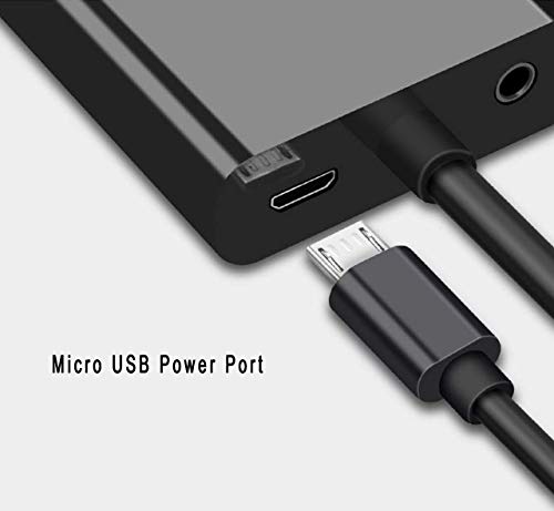 HONSHEN HDMI to VGA 1080P with 3.5mm Audio Cable HD Video Cable Converter Adapter+5FT VGA Cable (black+audio) ...