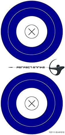 Heavyweight Paper Targets for Archery and Marksmanship practice. Great for practice indoors, at the range or in the back yard. (25 Targets)