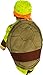 Nickelodeon Baby Boys' Teenage Mutant Ninja Turtles Michelangelo Romper Shell and Headpiece, Green, Toddler
