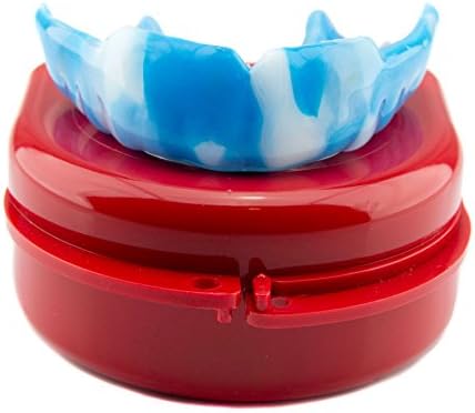 Impact Custom Professional MMA/Boxing/Muay Thai Mouthguard Light Blue/White Tie Dye