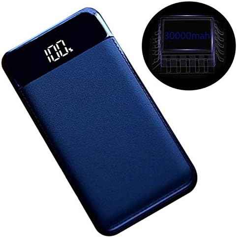 ANQKK 30000mah Power Bank External Battery 2 USB LCD Powerbank Portable Mobile phone Charger for Xiaomi MI iPhone 7/8 X