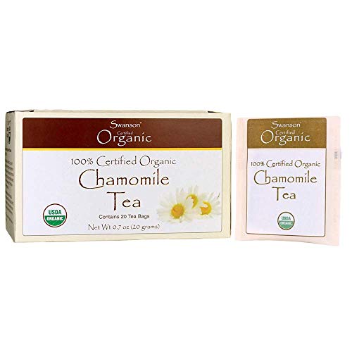 Swanson 100% Certified Organic Chamomile Tea 20 Bag(S) Swanson 100% Certified Organic Chamomile Tea 20 Bag(S)