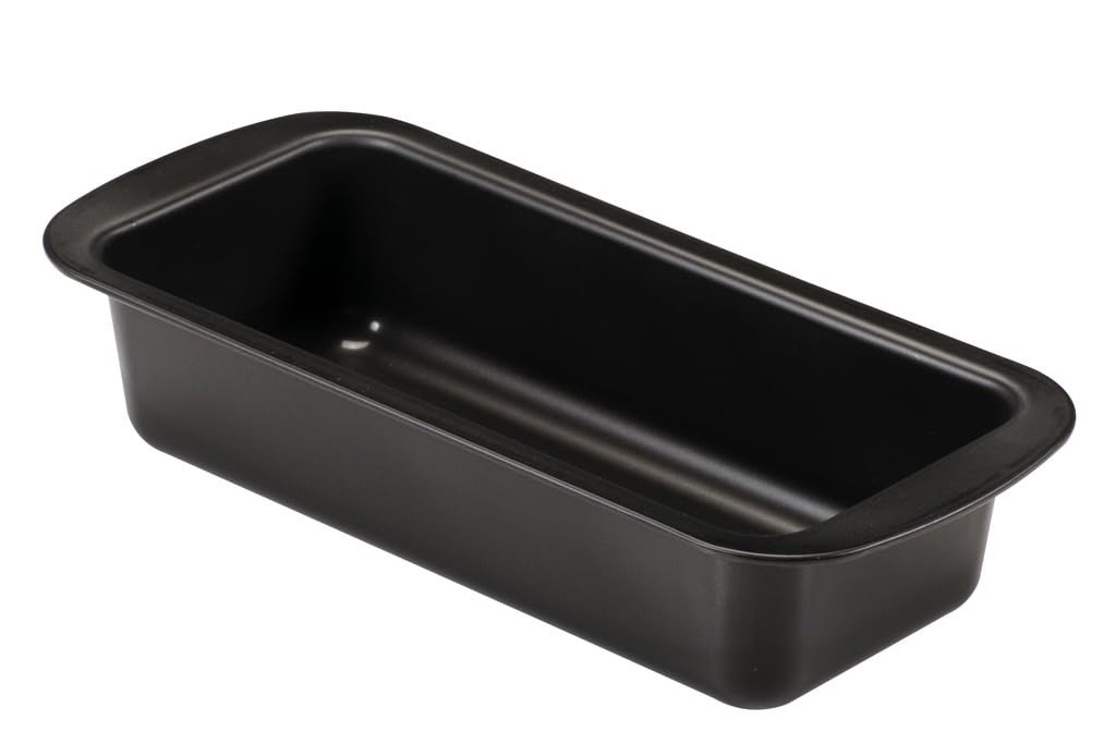 FORMEGOLOSE™, Loaf Tin 25x11 cm, made of steel with double layer of non-stick coating, Black Colour