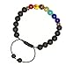 7 Chakra Adjustable - Essential Oil Diffuser Bracelet (by Vitality Extracts) - Aromatherapy, Meditation, Crystals and Healing Stones, Stress Relief, Chakra, Handmade
