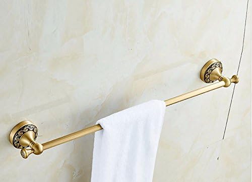 GBHNJ Towel Rail Single Rods Bathroom Antique Color 50Cm