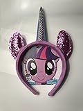 My Little Pony Twilight Sparkle Purple Costume Headband Ears Horn