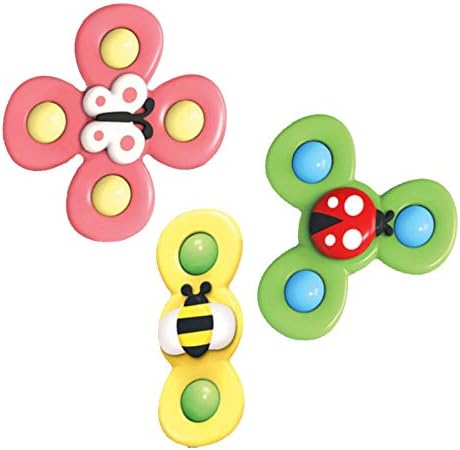 指ハンドスピナー こまおもちゃサクションカップこまおもちゃ こまおもちゃ 面白い赤ちゃん回転おもちゃ ストレス解消のための子供幼児のための不安防止ギフト