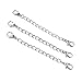 30 Silver Tone Necklace Extender with Lobster Clasps 3 Inch Necklace Extenders