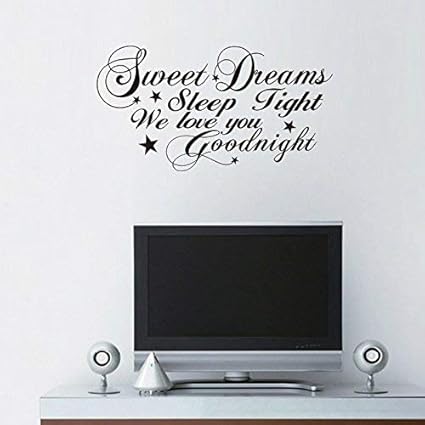 Amazon Com Wall Sticker Sweet Dream Sleep We Love You Good