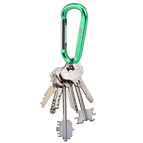 Mcirco Carabiners 12 pcs Aluminum D-Ring Locking Carabiners - Thumbnail 5