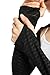 Women’s Arm Sleeve Shrug Sun Protection Anti-UV Cooling Shawl for Riding,Golfing and Driving (Balck)