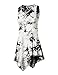 Lock and Love LL WT1065 Womens Sleeveless Tie-Dye Tunic Tank Top XXL White_Black