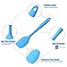 Silicone Spatulas, 11 inch Rubber Spatula Heat Resistant Non-Stick Flexible Scraper With Solid Stainless Steel Core for Cooking, 4 Pack
