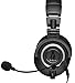 Audio-Technica ATH-M50x Closed Back Dynamic Headphones Bundle with Antlion Audio ModMic 4 with Mute Switch, USB Audio Adapter, and Y Splitter for Audio, Mic