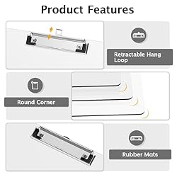 Macroclo Legal Size Clear Clipboard, 8.5 x