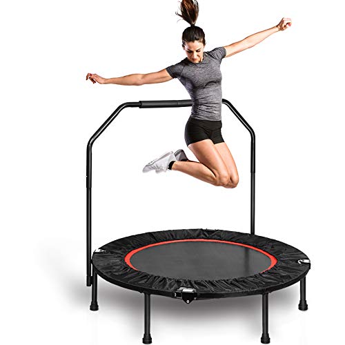MOVTOTOP Fitness Trampoline 40 Inch, Foldable Mini Trampoline for - Main Image